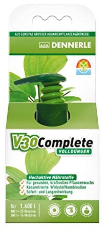 Dennerle V30 Complete, Volldünger für Aquarienpflanzen 4457 - Wasserpflanzen Dünger für Süßwasser Aquarien, 50 ml