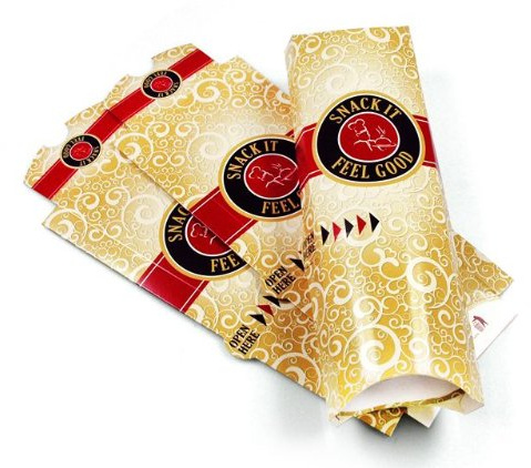 Wrap-Verpackung FEEL GOOD zum aufreißen, bedruckt, 1.000 Stück