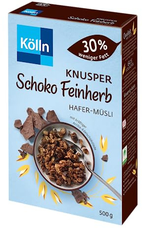 Kölln Müsli Knusper Schoko Feinherb 30 % weniger Fett, 500 g