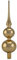 Thüringer Glas Design Christbaumschmuck, Gold