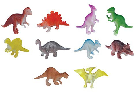 12 Mini Dinosaur Toys / Gift Favours / Childrens Kids Party Bag Fillers