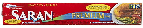 Saran Premium Plastic Wrap, 100 Sq Ft