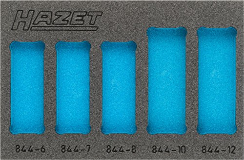 HAZET 2-Komponenten Weichschaumeinlage 163-347L, Länge 172 mm | Länge 172 mm, Breite 114 mm, 18 g, 1/9 (172 x 114 mm) / auch für HAZET 165-S , L x B: 172 mm x 114 mm