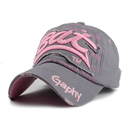 Sporty Herren Baseball Cap Bat Graffiti Grau