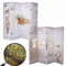 Mendler Foto-Paravent Vintage, Raumteiler Trennwand, Glitzer Retro Fashion MVG-Zertifiziert - 180x160cm