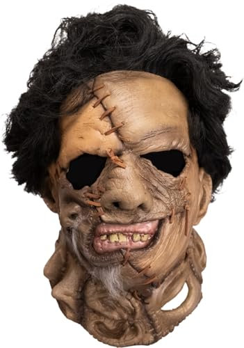 Trick or Treat Studios Texas Chainsaw Massacre 2 Deluxe Leather Face Mask Standard