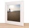 Mein Landhaus Vintage Bilder-Rahmen Stockholm im Shabby Chic Design Holz-Rahmen in Weiß mit Glas (60x60 cm)
