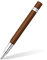 STAEDTLER TRX 412TRX7M-9ST Tintenroller (ergonomische Dreikantform, samtweiche Aluminium-Oberfläche, Aufsteckkappe mit Metallclip, Tintenroller Refill, Strichstärke M, Schreibfarbe: schwarz) braun