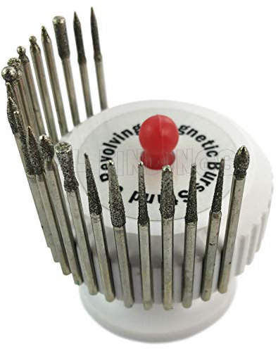 Jewellers Tools Magnetic Revolving Burs Stand : Rotary Burr Bur Drill Holder Organiser Stand Tool (165)