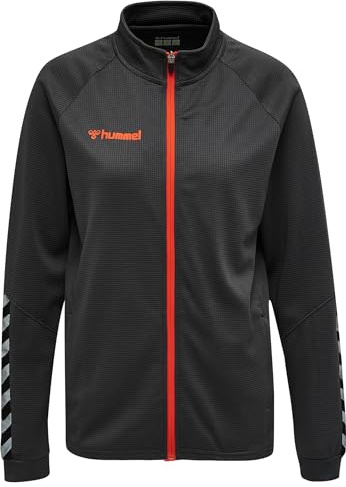 hummel Damen Jacke Hmlauthentic Women Poly Zip Jacket, Asphalt, 2XL, 205368-1525-2XL