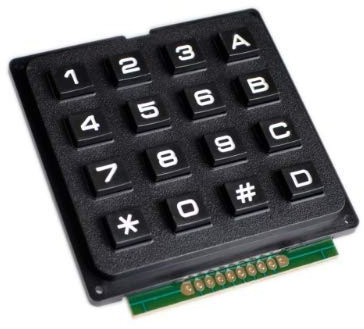 4x4 3x4 Matrix-Tastatur-Tastatur-Modul Verwenden Key PIC AVR Stamp Sml 4 * 4 3 * 4 Kunststoff-Tasten-Schalter,16