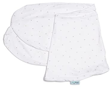 pic Bear Ersatzbezug für Stillkissen - hochwertige anschmiegsame Jersey Baumwolle für Lagerungskissen - Seitenschläferkissen - 194 cm Premium - Punkte Bunt