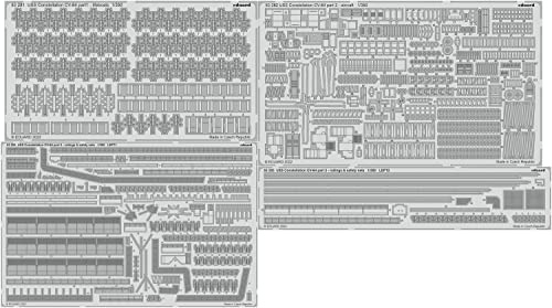 Eduard EDBIG5366 Big Ed 1:350-USS Sternbild CV-64 Teil I Maßstab Modell Zubehör Set, versch
