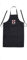 Grembiule da cucina 4 mori sardegna bandiera 90 x 60 cm grande bianco nero (Bianco)