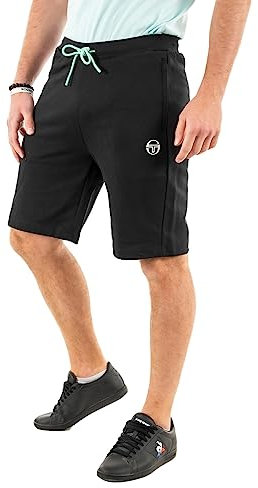 Sergio Tacchini Abbey Bermudashorts 521-blk/oce, Schwarz , XS