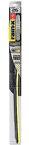 Rain-X 870126 Premium Scheibenwischerblätter für LKW und SUV, robuste Serie, 66 cm, (1 Stück), Auto-Ersatz-Scheibenwischerblätter für alle Fahrabenteuer