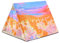 KQNZT Hamster Hideout, Hamster House, Guinea Pig Hideout, Ventilated Habitats Decor for Chinchilla Hamster Gerbils Mouse, Sunflower Field Sunrise Floral Art Pink
