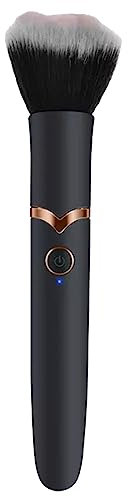 Anneth Pinceau de Maquillage CosméTique avec 10 FréQuences de Vibration pour un Maquillage Applicateur de BoufféE de Maquillage éLectrique