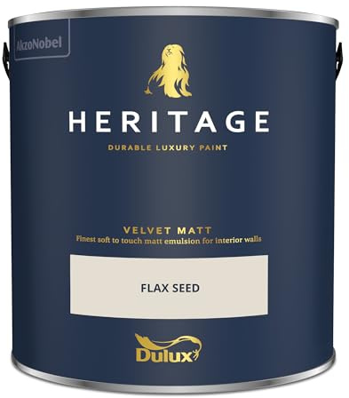 Peinture Dulux Heritage (2,5 l, graines de lin)