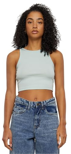 Urban Classics Damen Ladies Organic Cropped Rib Top