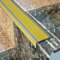 Treppe Kantenband Treppenkantenprofil, L-förmiges, rutschfestes Sicherheitsband, selbstklebendes Treppenkantenprofil, rutschfeste Stufen für Außen- oder Innentreppenkanten-Yellow||5cmx2.5cmx1m