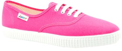 javer 60-1 - Zapatillas Lona Ingles Mujer Color: Fucsia Talla: 37