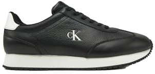 Calvin Klein Herren Runner Laceup Tc Ym0Ym01187 Low Top, Black (Black/Bright White), 41 EU