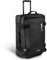 Isar Gear® Koffer mittelgroß mit 2 Rollen (60x40x20cm) - Leichter Reisekoffer 24 aus Stoff - Reisetrolley 48l als Rollkoffer - Weichschalenkoffer (Softcase Stoffkoffer) in Schwarz mit Rollen