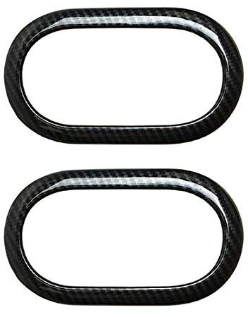Hztuang Car Carbon Fiber Interior Door Handle for Smart 453 Fortwo 2015-2020 Accessories