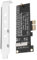 Create idea Adattatore scheda di conversione SSD PCI-E da 1X a 12+16 pin con deflettore metallico compatibile con Mac Pro Air 2013-2017 A1493 A1502 A1465 A1466
