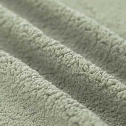 Teddystoff Teddy Teddyplüsch | für Bekleidung, Kissen, Decken uvm. | Meterware | ab 50x150cm (dusty green)