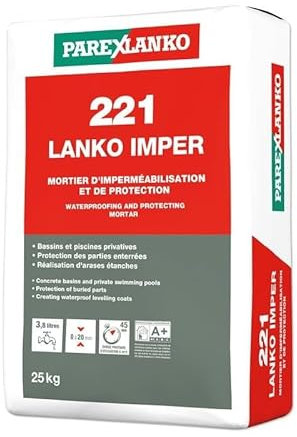 221 Lanko Imper - Mortier d'imperméabilisation - Parexlanko