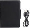 Rankomu Tastiera Bluetooth con custodia tastiera Bluetooth con custodia per Samsung Galaxy 10.4 pollici 2020 Tab A7 T500/505, copertura della tastiera staccabile in pelle PU con supporto, nero