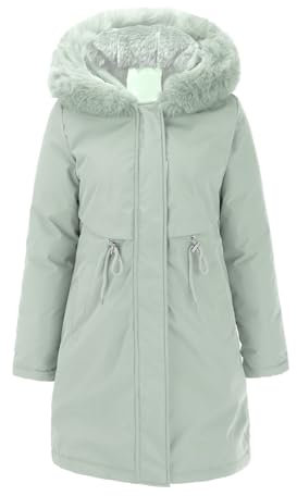 Black Friday Angebote Angebote Prime Winterjacke Damen Warm Lang Steppmantel Winter Mantel Steppjacke Parka Mit Kapuze Outdoorjacke Wintermantel Übergangsjacke Elegante