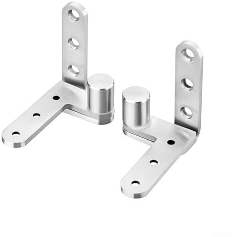 Cerniera per porta a scomparsa in acciaio inox, perfetta per interni moderni (argento)