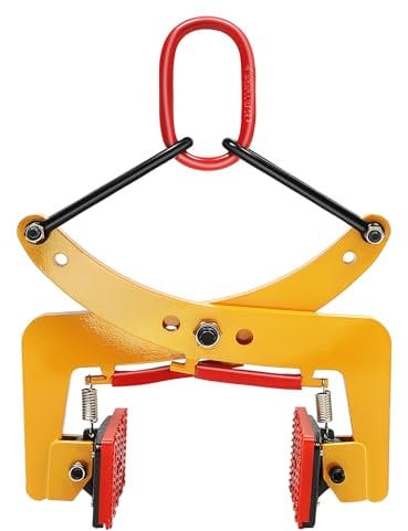 Qussse Versetzzange Bordsteinzange 325 kg 2-in-1 Bordsteinzange Steinträger Hebezange Steinzange Heber, Verstellbare Öffnung 6-24cm, für Heben von Holz und Stein