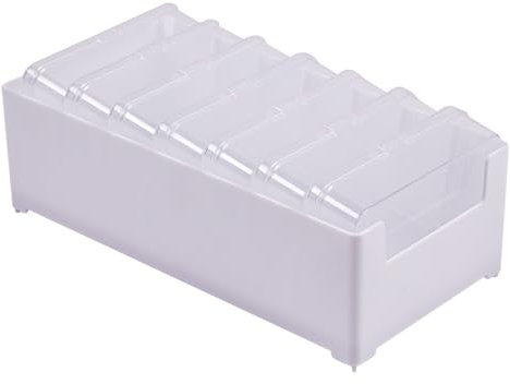 Ruiogoe Caja organizadora resistente con múltiples compartimentos para almacenamiento eficiente en el hogar y diseños de ahorro de espacio