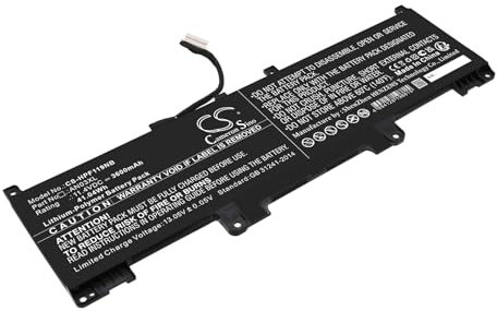 CS Batteria di ricambio ad alta capacità HP Pro x360 Fortis 11 G9,Pro x360 Fortis 11 inch G9 Notebook PC AN03XL,HSTNN-OB2K,L173474-005,TPN-DM0M 3600mAh / 41.04Wh Notebook, Laptop