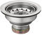 Moen Kitchen Sink Stainless Steel Basket Strainer with Drain Assembly, 3-1/2 Inch Sink Drain Stopper Plug, 22036