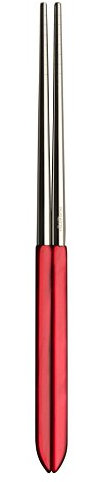Bugatti ALC3M-N 4226/1 Aladdin forchetta e Cucchiaio Acrilico/Acciaio Inossidabile Red 30,5 x 14 x 3 cm