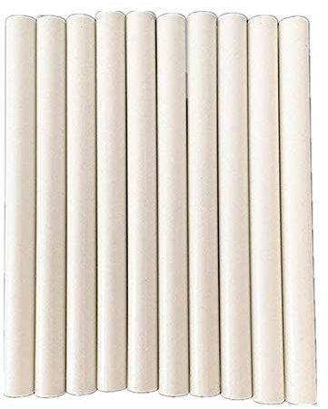 XICHEN10PCS Vintage Sealing Glue Gun Sealing Wax Wax Sticks Wax Seal Supplies a Variety of Colors (Ivory)