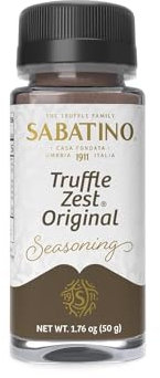 Sabatino Tartufi Truffle Zest Seasoning, The Original All Natural Gourmet Truffle Powder, Plant Based, Vegan and Vegetarian Friendly,Low Carb, Keto, Non-Gmo Project Certified, 50gr