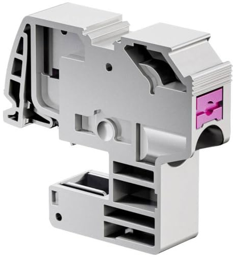 Rittal 3456505 Einspeiseklemme Push-In-Klemme Grau, 5 Stück