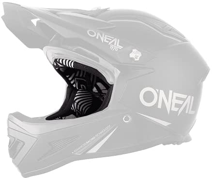 O'NEAL | Mountainbike-Helm-Ersatzteile | All-Mountain Enduro | Innenfutter und Wangenpolster für Warp Helm | Liner and Cheek Pads Warp Helmet | Schwarz | Größe L