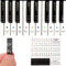 Sunshine smile Klavier Noten Sticker,Klavier Keyboard Noten Aufkleber,Piano Lernen Klaviertasten Aufkleber,Klavier aufkleber kinder,Keyboard Noten Aufkleber für 37/49/54/61/88 !