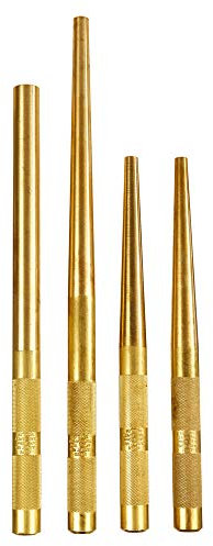 Mayhew Tools 61363 X-Long Brass Punch Set, 4-Piece, Multi, one Size