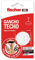 fischer - Gancho Techo - Ganchos Adhesivos para Pared Blanco- Cuelga Facil Sin Agujeros Lámparas, Cuadros, Guirnaldas, Macetas - Sujeta hasta 10 kg - Resistente al agua - Incluye Pegamento (1 Ud)