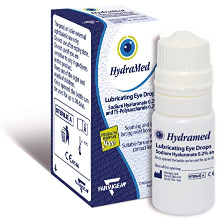 HydraMed Eye Drops 10ml Bottle
