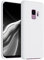kwmobile Hülle kompatibel mit Samsung Galaxy S9 Hülle - Silikon Handy Case - Handyhülle weiche Oberfläche - kabelloses Laden - Weiß matt