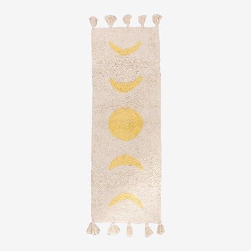 SKLUM Badteppich aus Baumwolle (133x41 cm) Nocti Creme-Beige